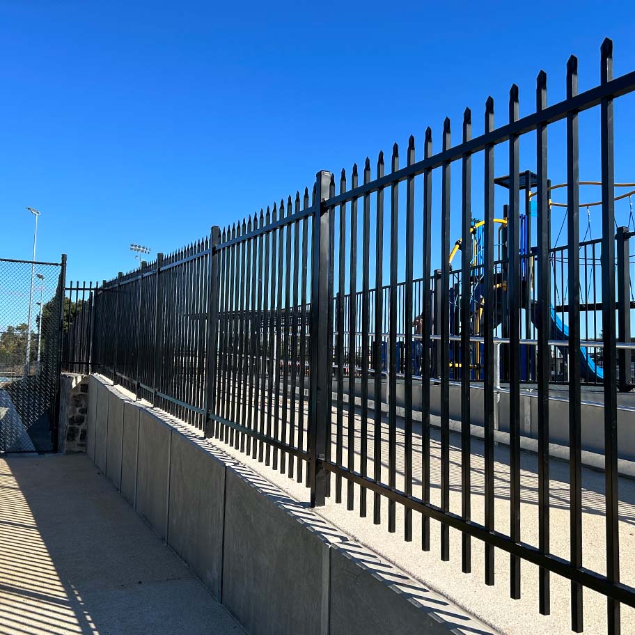 Industrial Spear Top Fence Panel